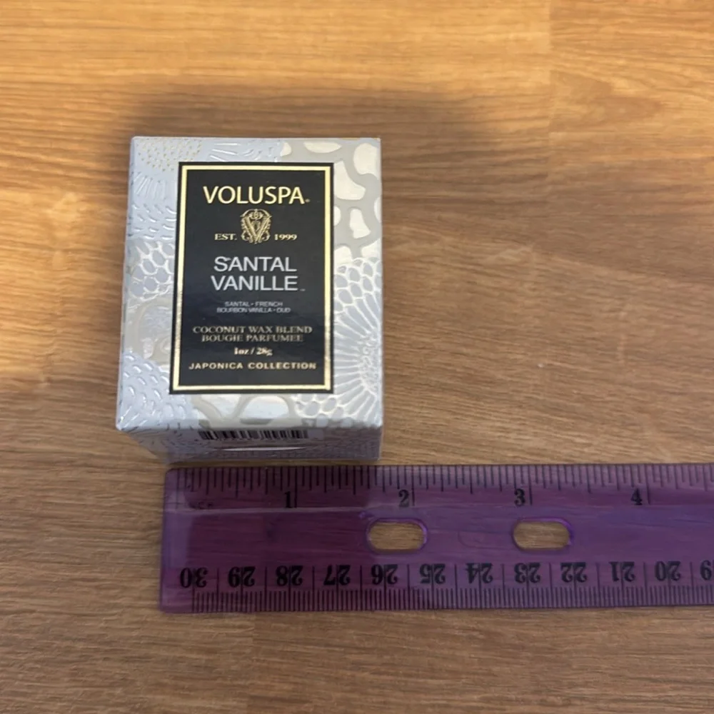 Voluspa Santal Vanille Candle - 1 oz/28 g (Brand New)